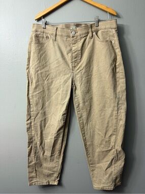 Terra & Sky tan barrel Cotton jeans 16W